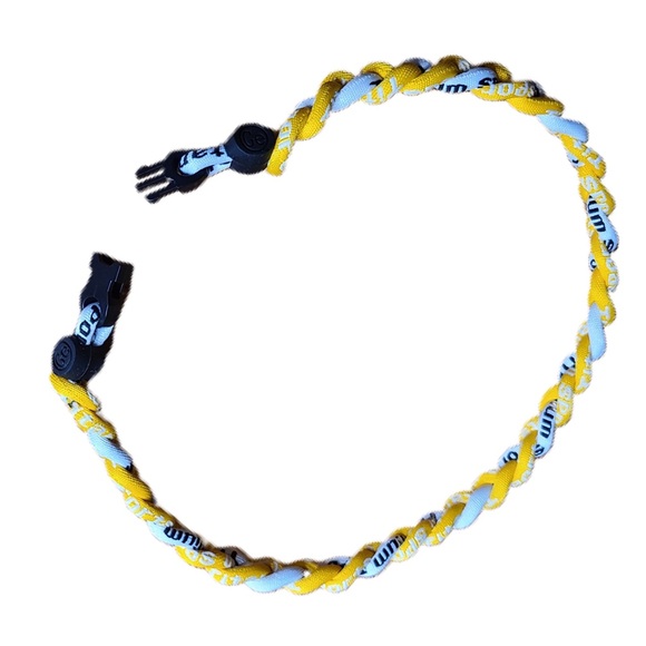 Youth Unisex 18” Yellow Titanium Baseball Necklace - Picture 4 of 6